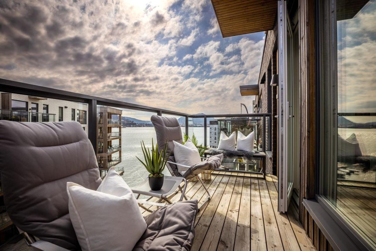 New Penthouse Apartment With Sea View In Bergen Centrum Eksteriør bilde